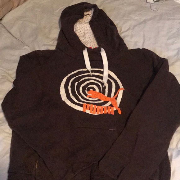 Brown and orange puma sweatshirt - Picture 2 of 7